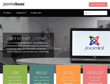 Tablet Screenshot of joomlabuzz.com